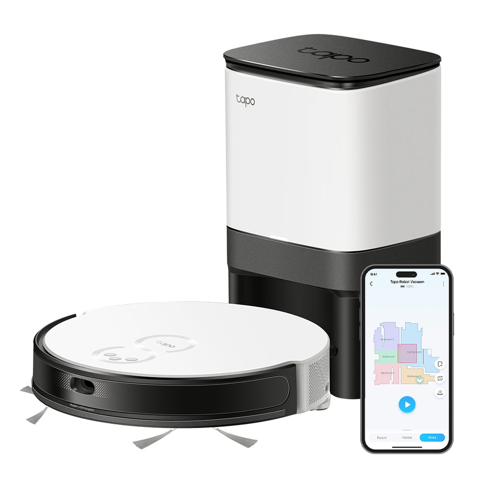 TP-Link RV20 Mop Plus – MagSlim™ LiDAR Navigation Robot Vacuum & Mop + Smart Auto-Empty Dock