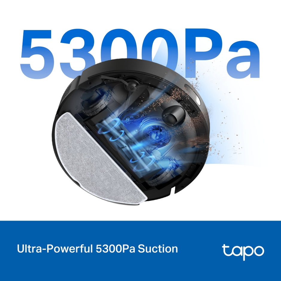 TP-Link Tapo RV30 Max – 5300Pa Hyper Suction Robot Vacuum & Mop