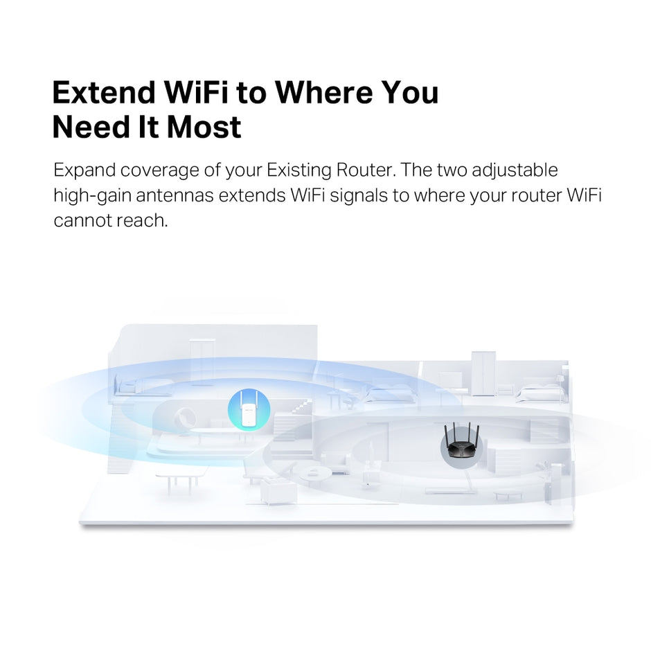 Mercusys ME60X – AX1500 Wi-Fi 6 Range Extender