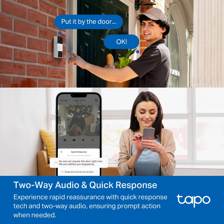 TP-Link Tapo D210 – Video Doorbell Camera