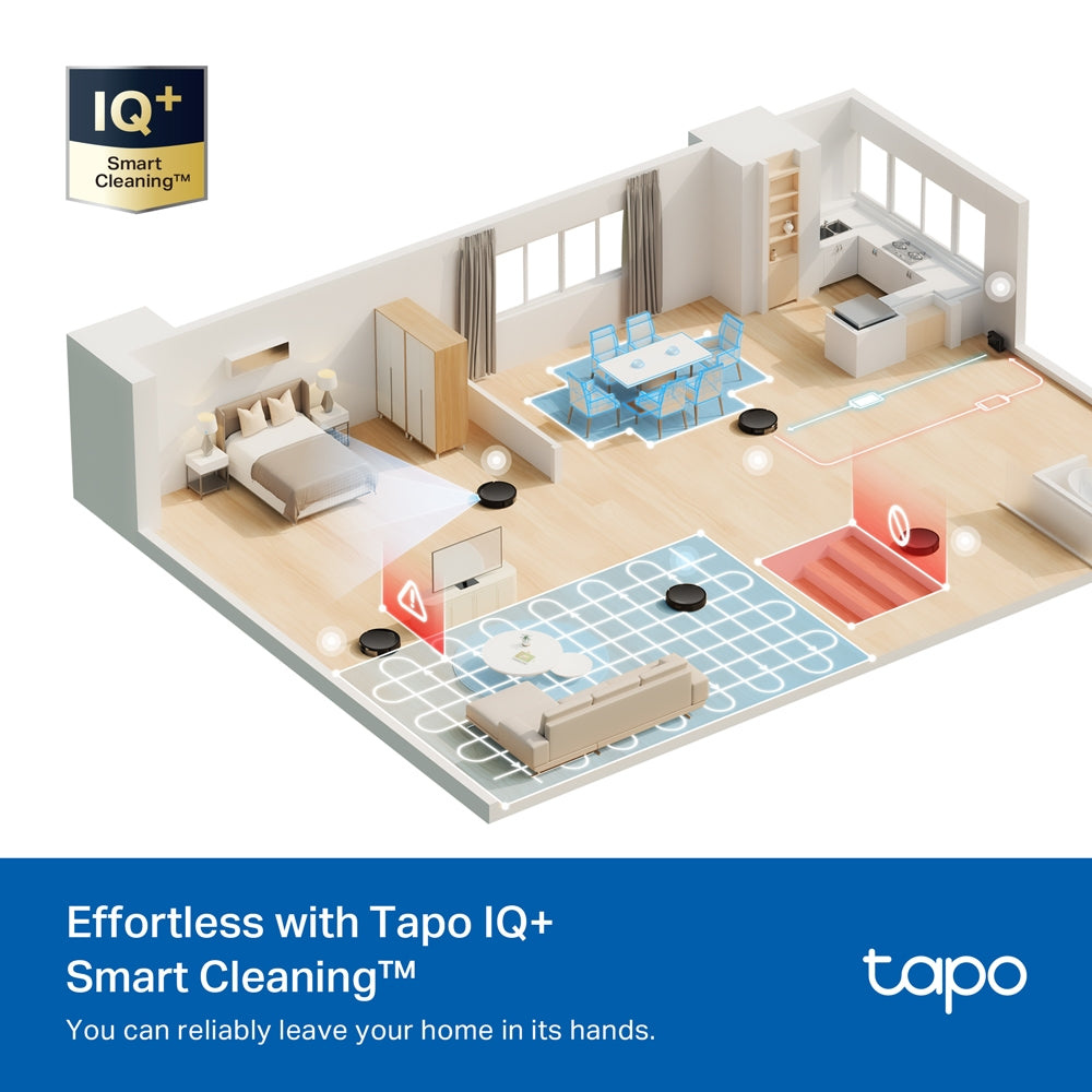 TP-Link Tapo RV20 Max – 5300Pa Suction MagSlim™ LiDAR Navigation Robot Vacuum and Mop