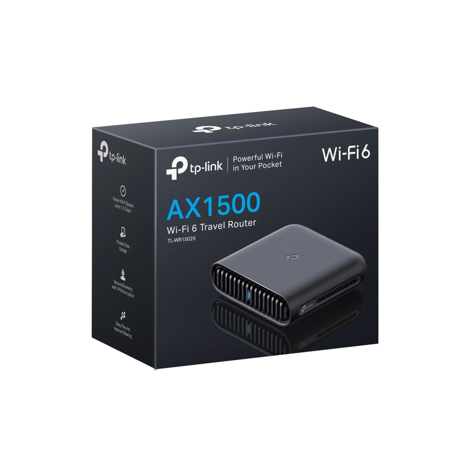 TP-Link TL-WR1502X – AX1500 Wi-Fi 6 Travel Router