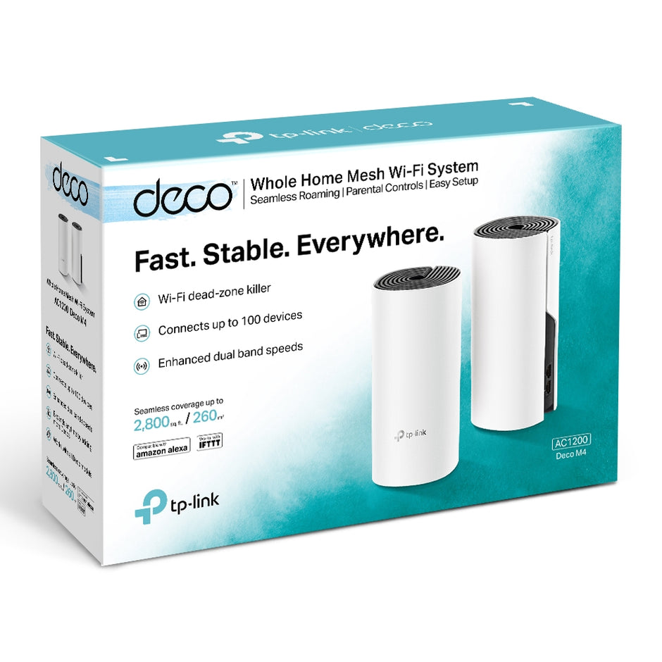 TP-Link Deco M4 – AC1200 Whole Home Mesh Wi-Fi System