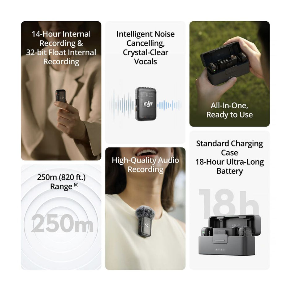 DJI Mic 2 (2 TX + 1 RX + Charging Case)
