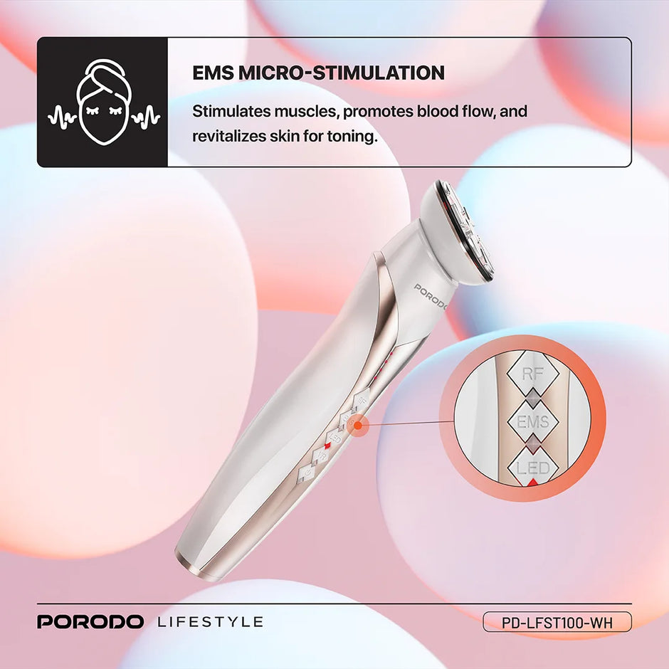 Porodo RF & EMS Vibration Light Therapy Device