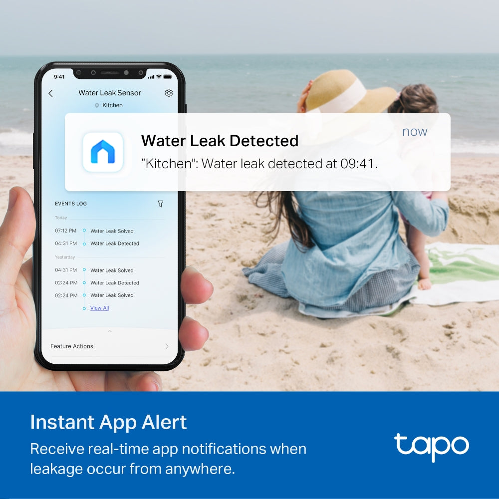 TP-Link Tapo T300 – Smart Water Leak Sensor