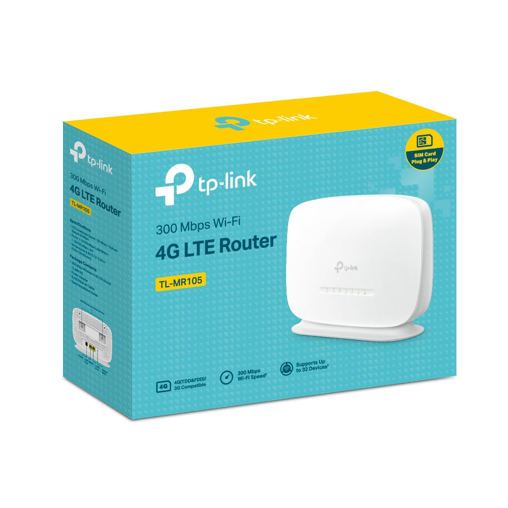 TP-Link TL-MR105 – 300 Mbps Wireless N 4G LTE Router