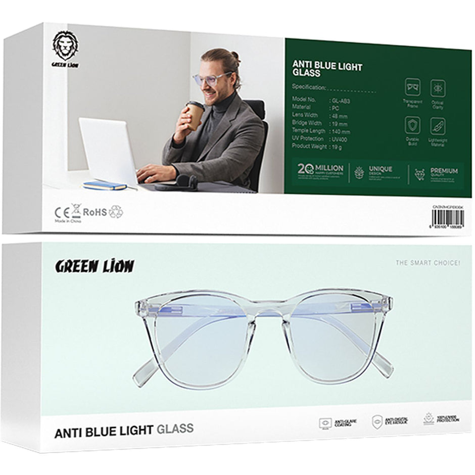 Green Lion Anti Blue Light Eyewear - Clear