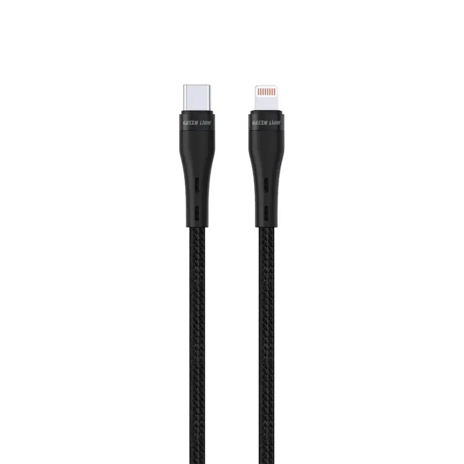 Green Lion USB-C to Lightning Braided Cable 20w