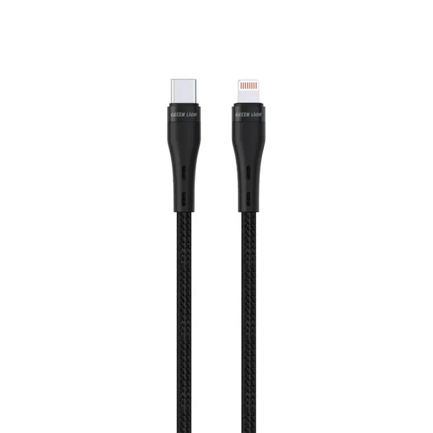 Green Lion USB-C to Lightning Braided Cable 20w