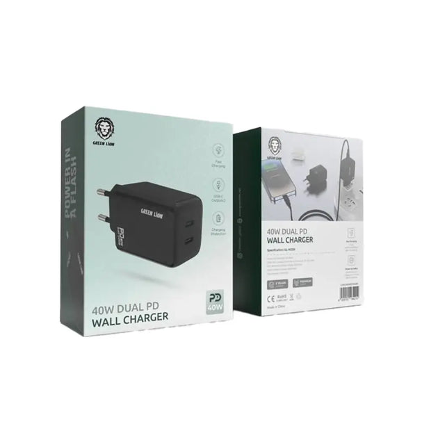 Green Lion 40W Dual PD Wall Charger