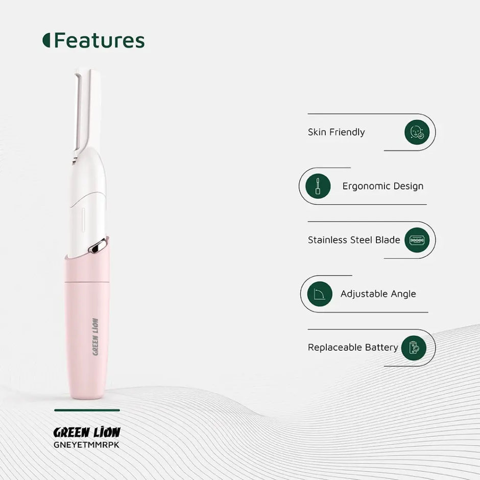 Green Lion Eyebrow Hair Trimmer
