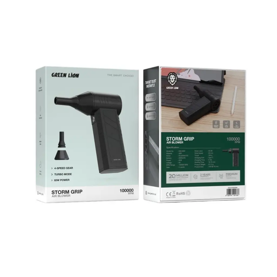 Green Lion Storm Grip Air Blower 100000 RPM