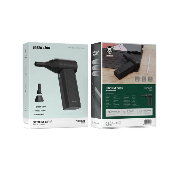 Green Lion Storm Grip Air Blower 100000 RPM