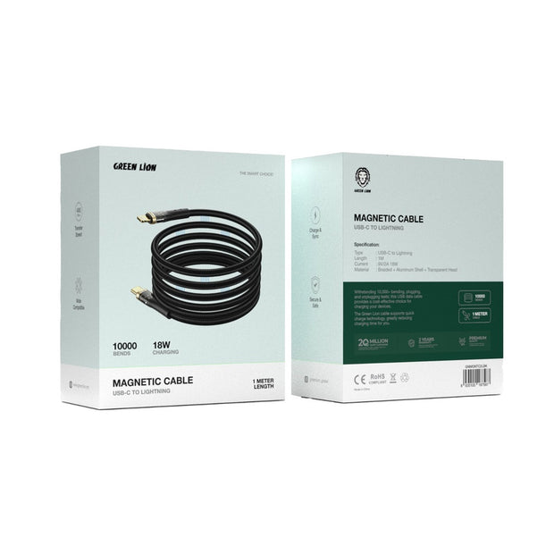 Green Lion Magnetic Cable USB-C to Lightning