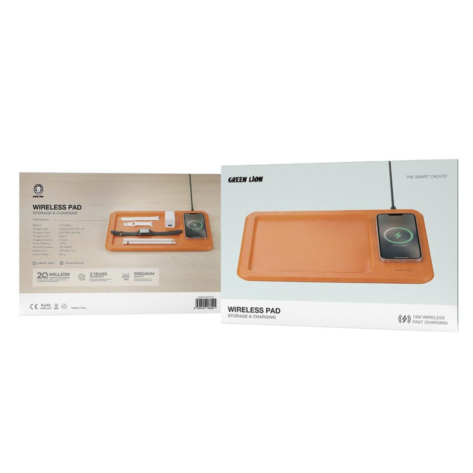 Green Lion Wireless Pad Storage & Charging