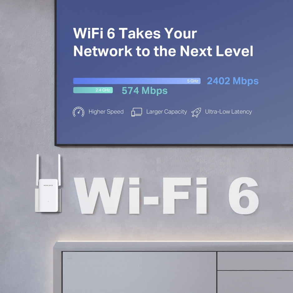 Mercusys ME80X – AX3000 Wi-Fi 6 Range Extender