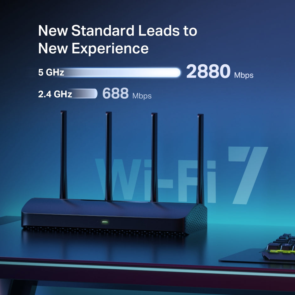 Mercusys MR27BE – BE3600 Dual Band Wi-Fi 7 Router