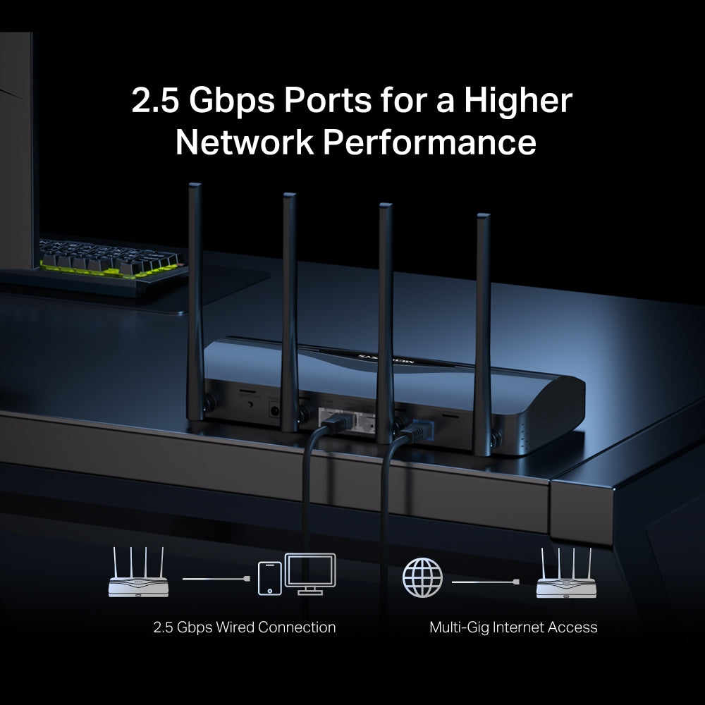 Mercusys MR27BE – BE3600 Dual Band Wi-Fi 7 Router