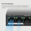 Mercusys MS105GP – 5-Port Gigabit Desktop Switch with 4-Port PoE+