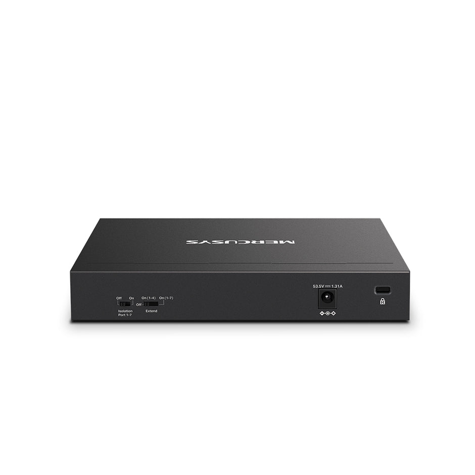 Mercusys MS108GP – 8-Port Gigabit Desktop Switch with 7-Port PoE+