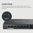 Mercusys MS108GP – 8-Port Gigabit Desktop Switch with 7-Port PoE+