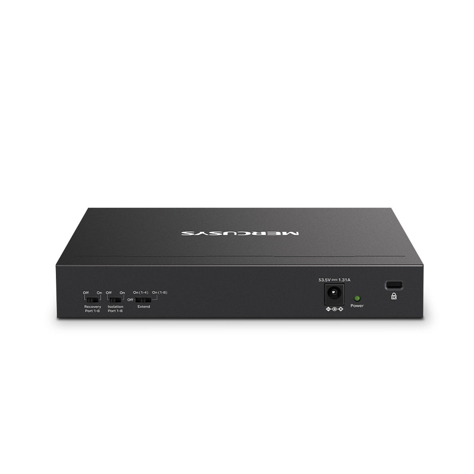 Mercusys MS110P – 10-Port 10/100Mbps Desktop Switch with 8-Port PoE+
