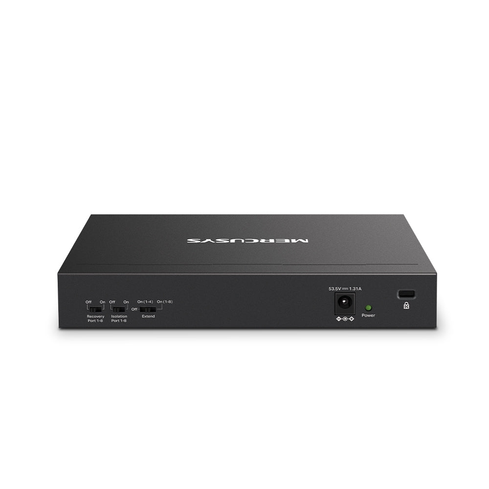 Mercusys MS110P – 10-Port 10/100Mbps Desktop Switch with 8-Port PoE+