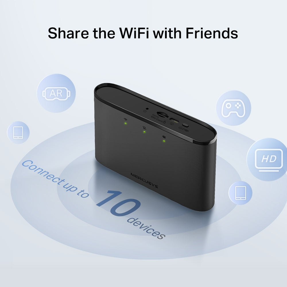 Mercusys MT110 – 4G LTE Mobile Wi-Fi