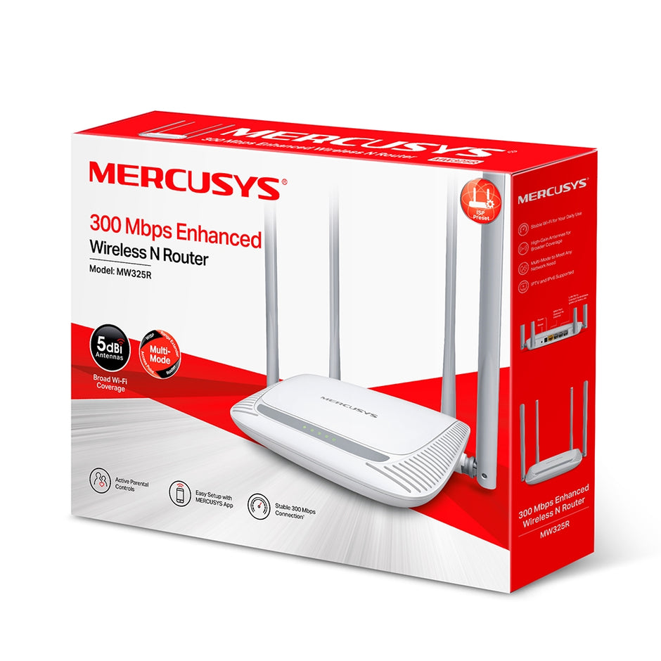 Mercusys MW325R – 300Mbps Enhanced Wireless N Router