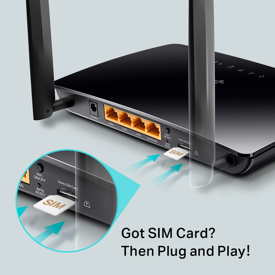 TP-Link TL-MR6400 – 300 Mbps Wireless N 4G LTE Router