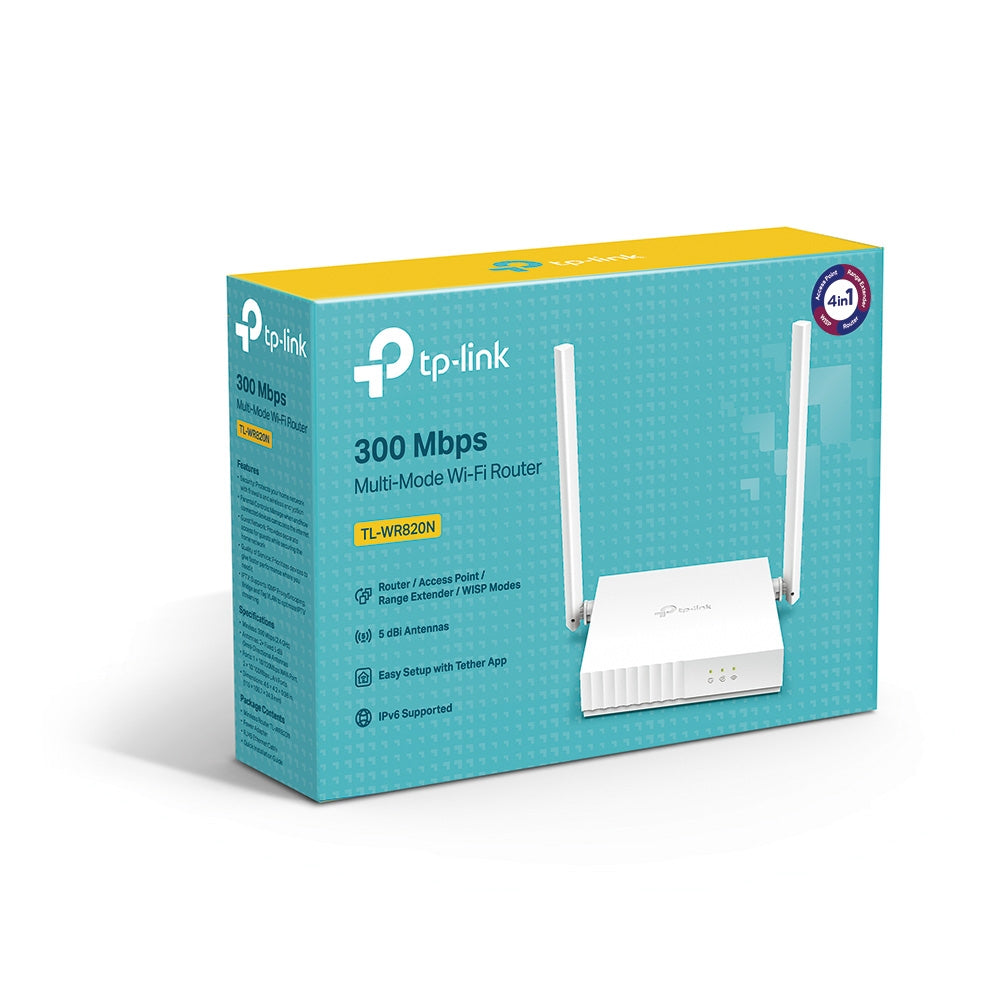 TP-Link TL-WR820N – 300 Mbps Multi-Mode Wi-Fi Router