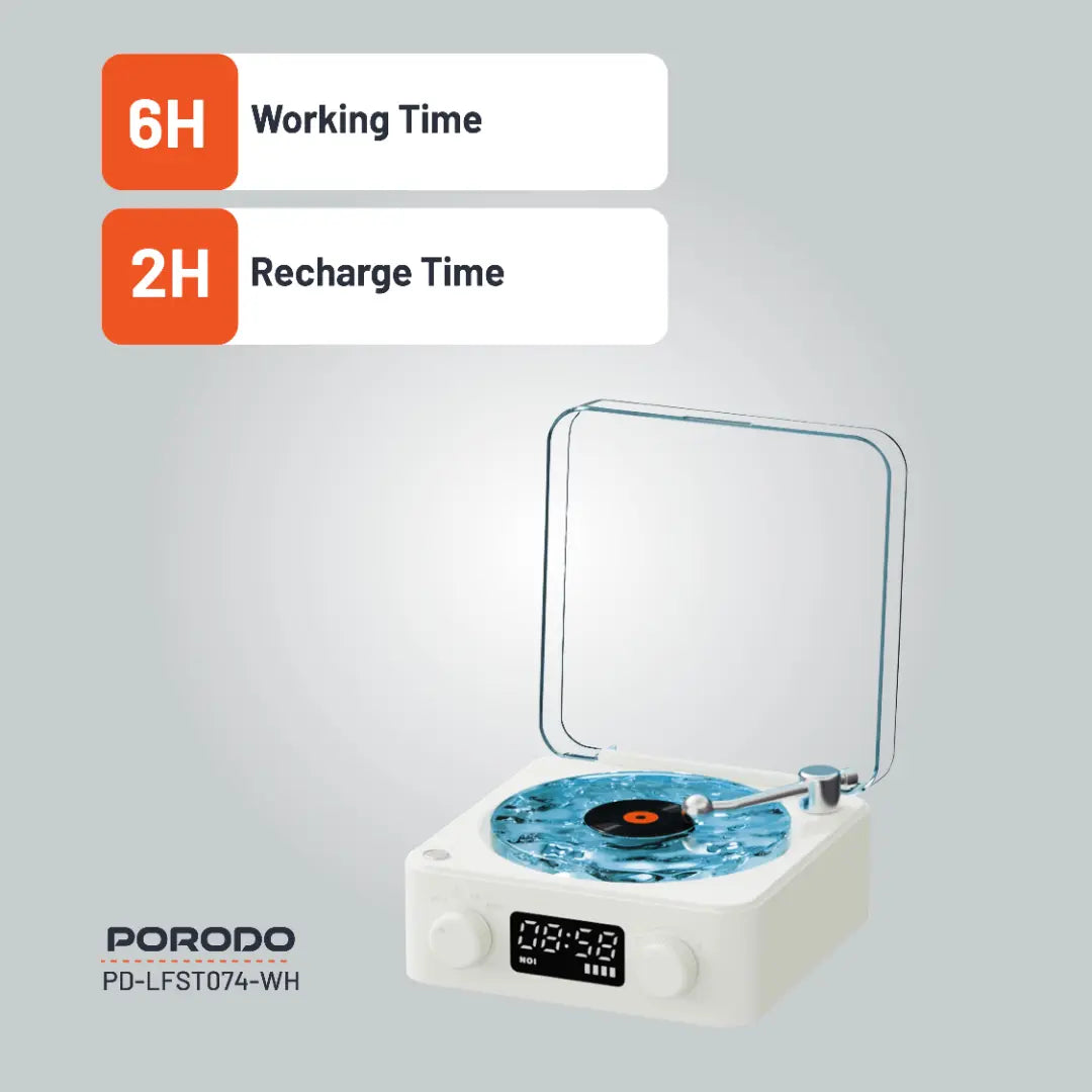Porodo White Noise Portable Speaker