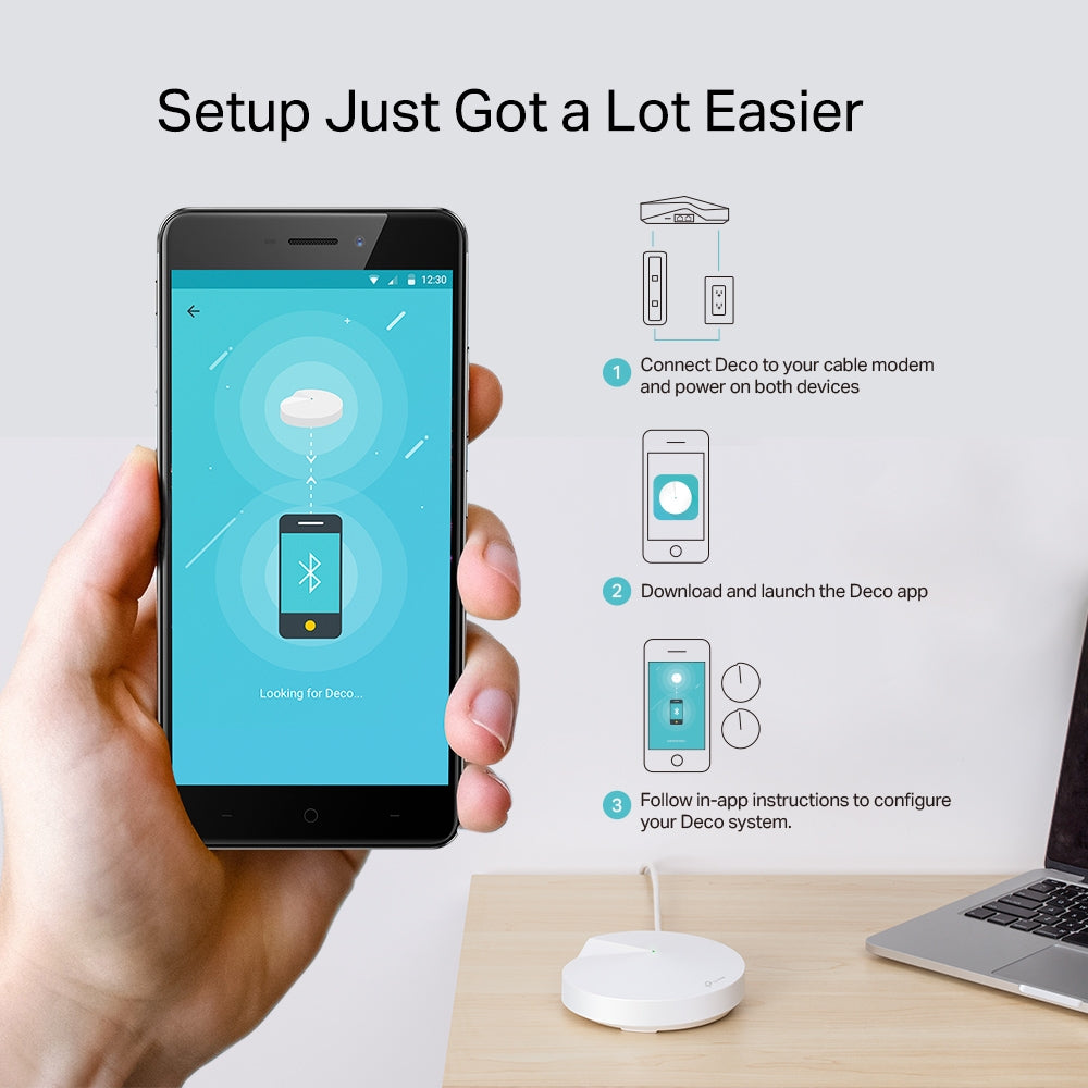 TP-Link Deco M5 – AC1300 Whole Home Mesh Wi-Fi System