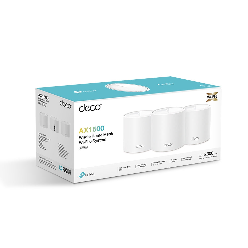 TP-Link Deco X10 – AX1500 Whole Home Mesh Wi-Fi 6 System