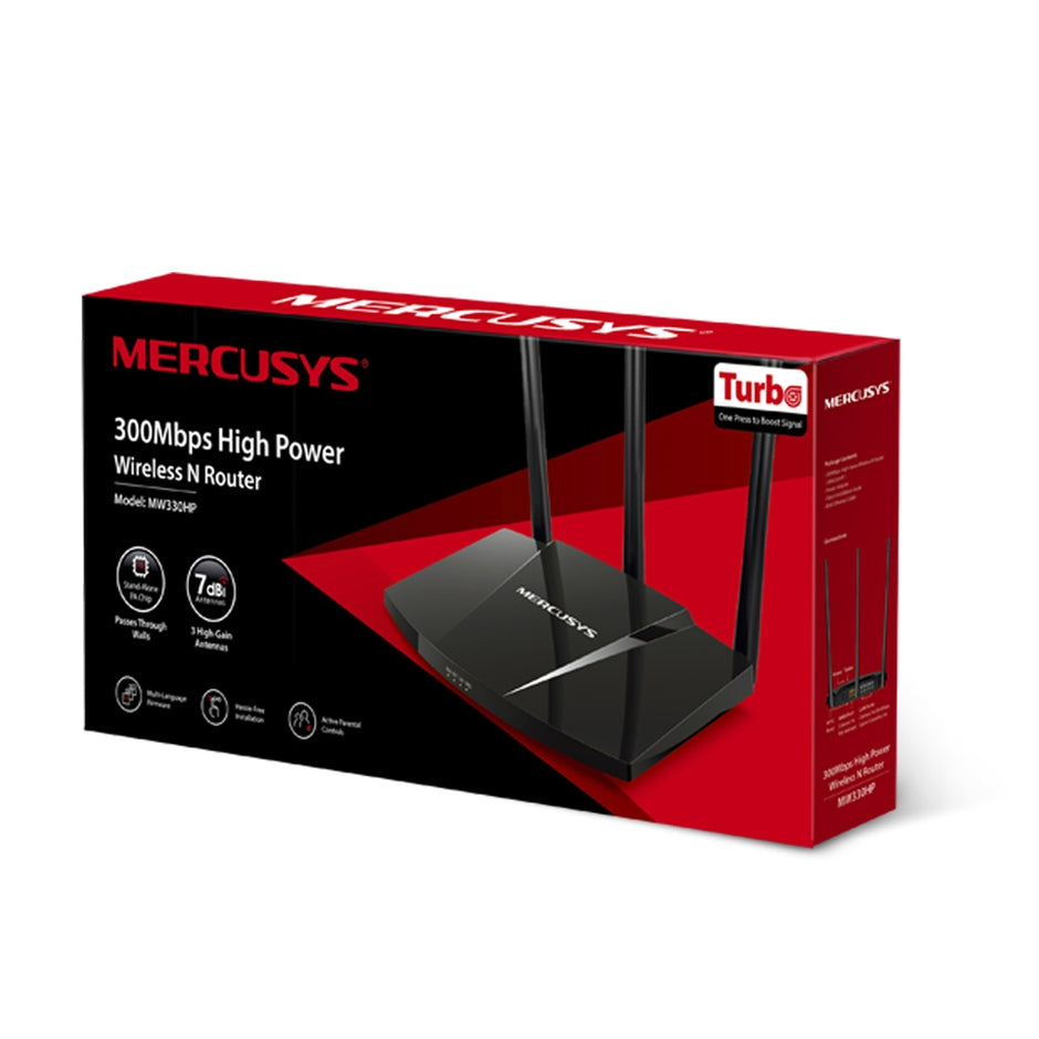 Mercusys MW330HP – 300Mbps High Power Wireless N Router